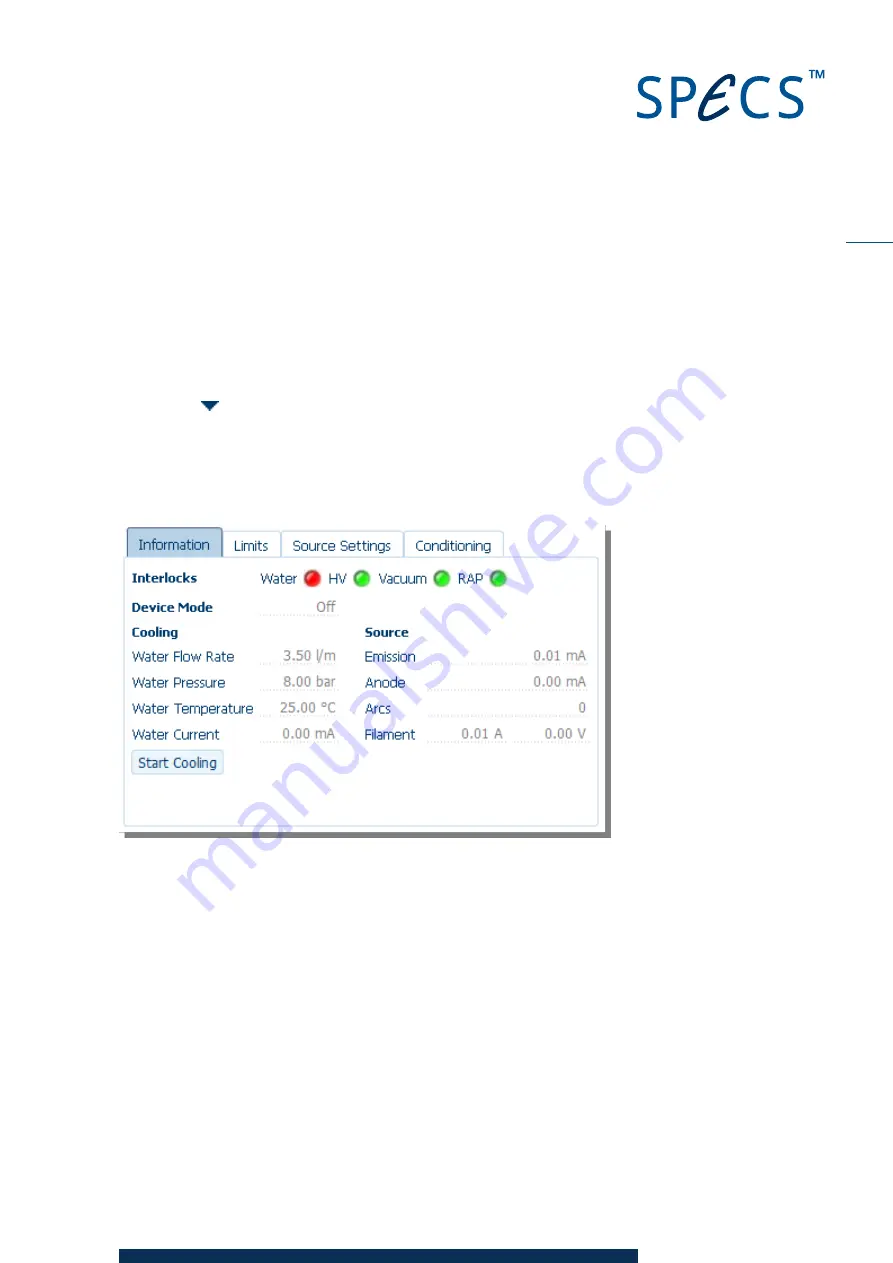 SPECS CCX 70 User Manual Download Page 21