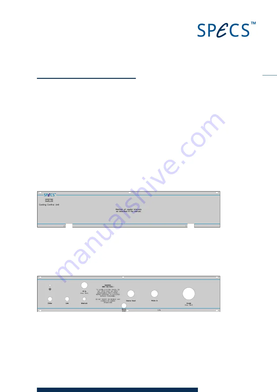 SPECS CCX 70 User Manual Download Page 33