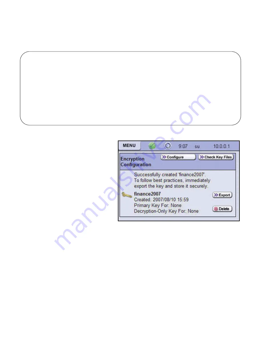 Spectra Logic BlueScale Encryption User Manual Download Page 88