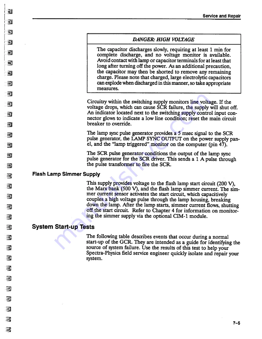 Spectra-Physics Quanta-Ray GCR-12 Instruction Manual Download Page 80