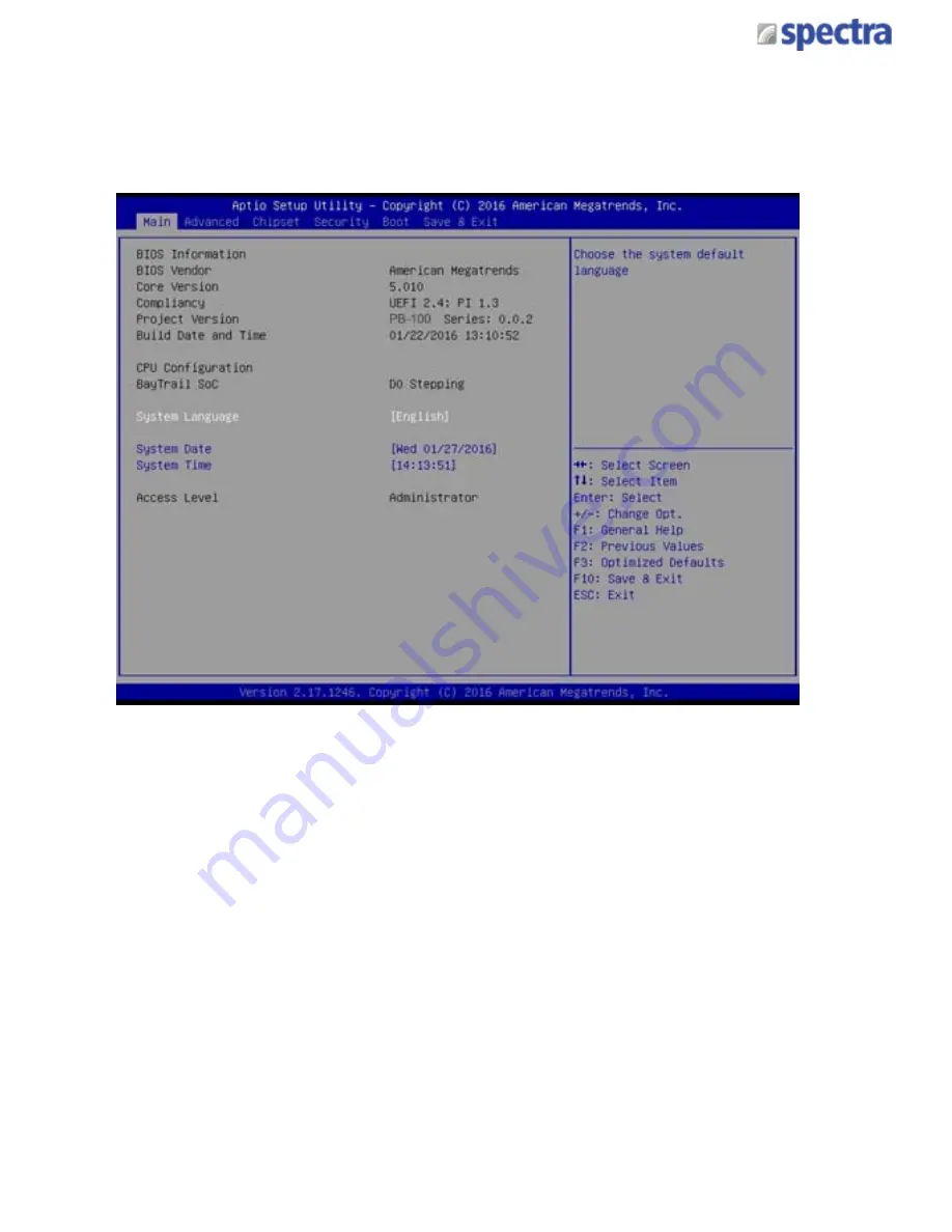 Spectra PowerBox 100-IoT User Manual Download Page 40