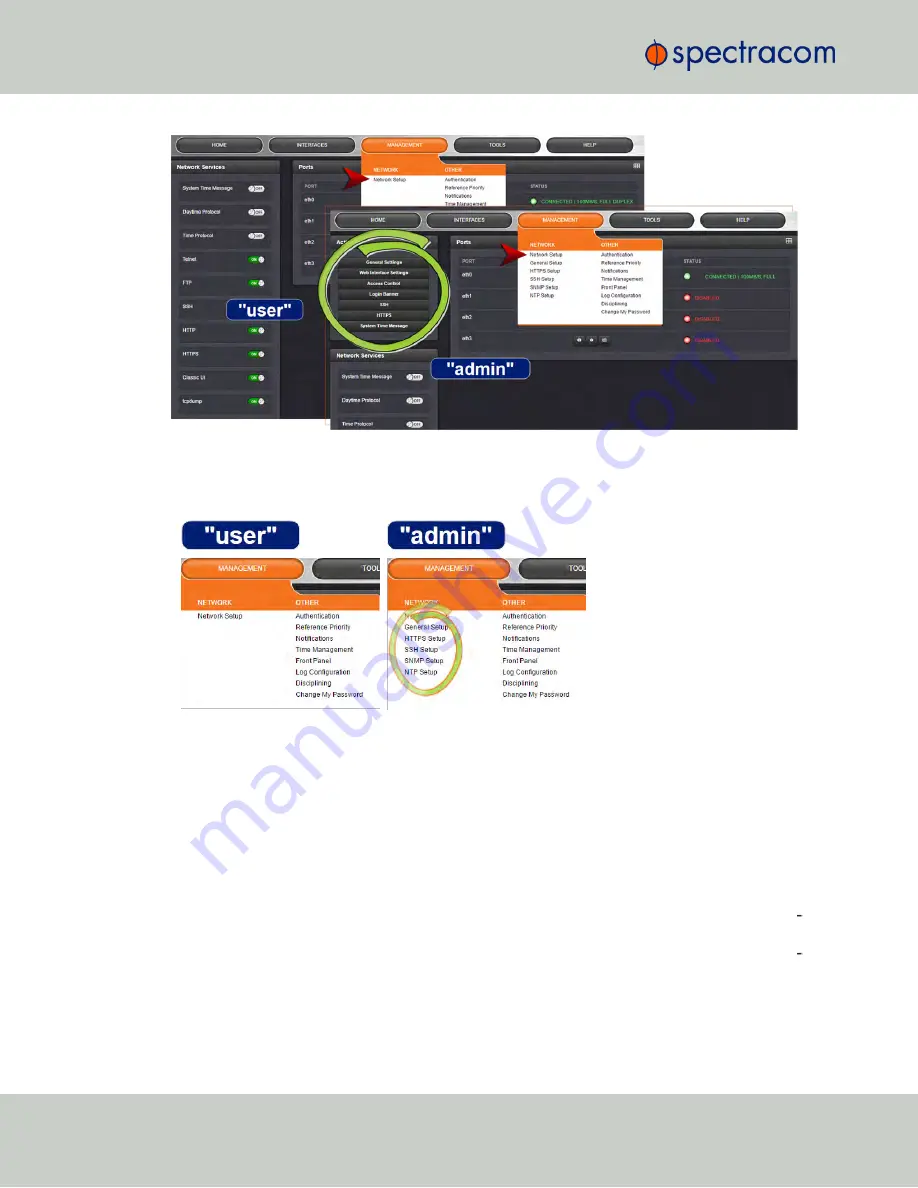 Spectracom NetClock 9400 Series Скачать руководство пользователя страница 252