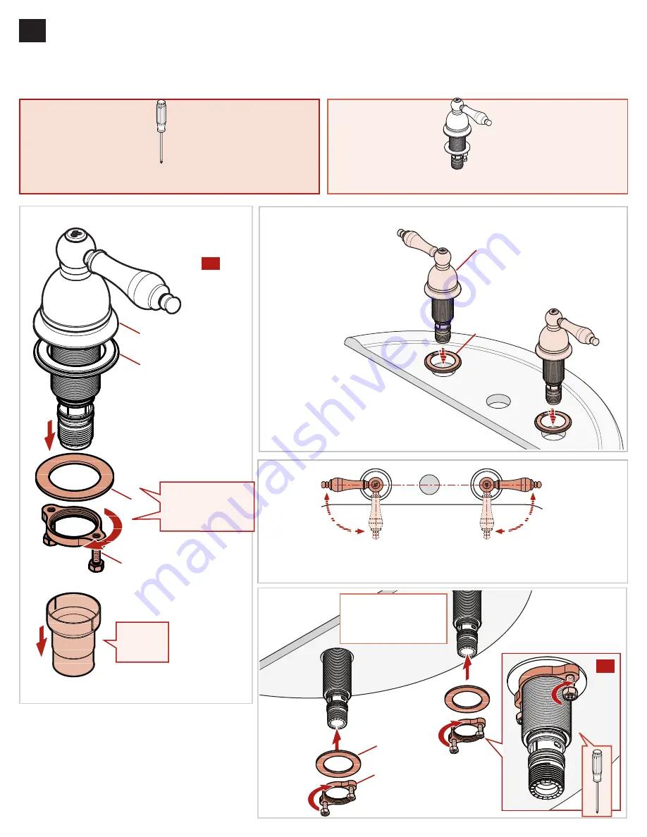 Spectrum Brands Pfister Henlow LF049-HE Quick Installation Manual Download Page 2