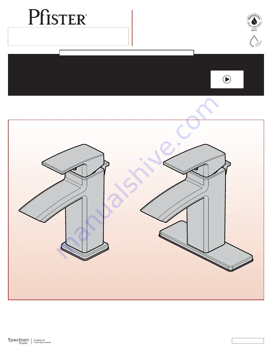 Spectrum Brands Pfister Kenzo LG42-DF1 Quick Installation Manual Download Page 8