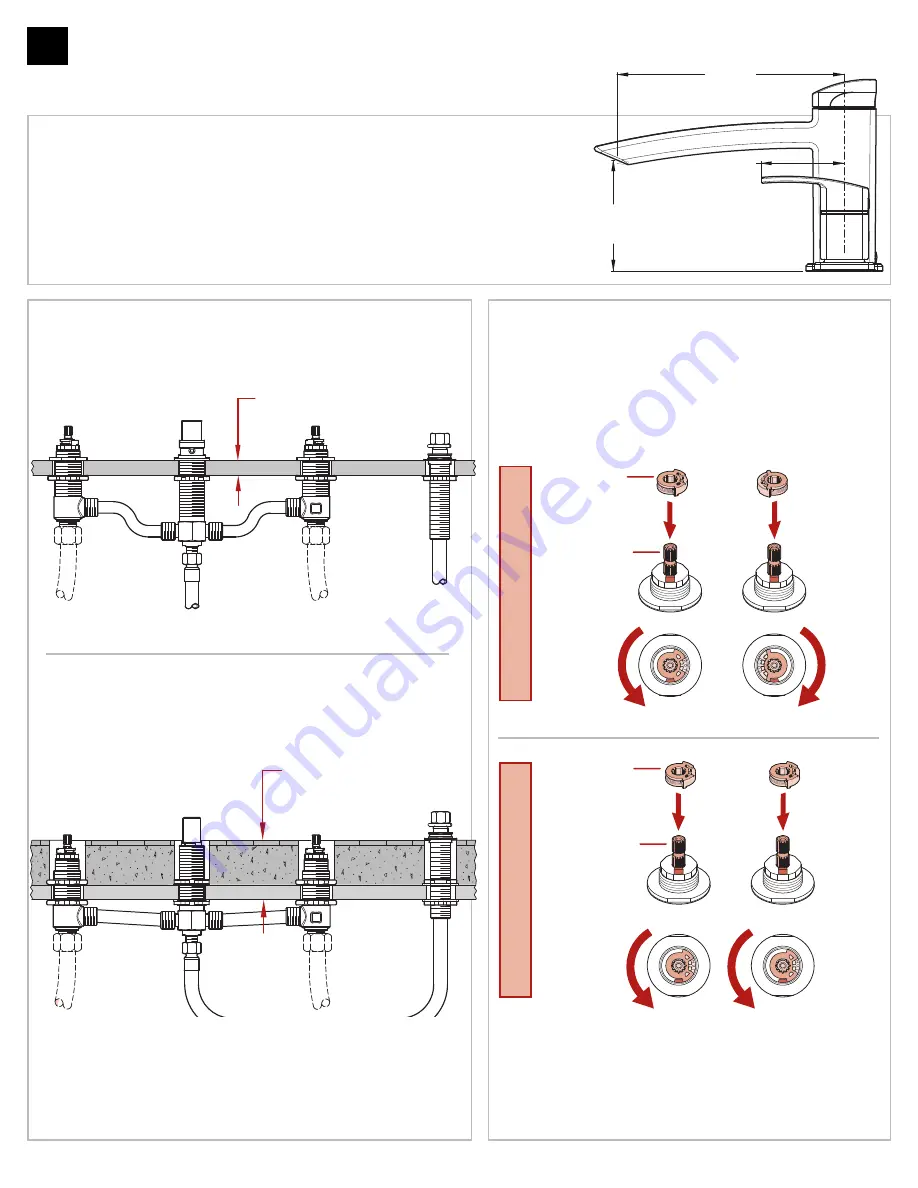 Spectrum Brands Pfister Kenzo RT6-4D1 Quick Installation Manual Download Page 2