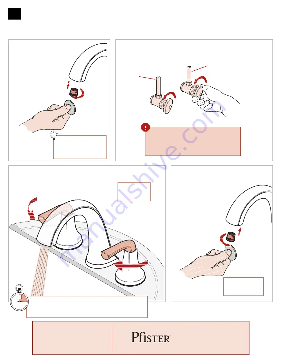 Spectrum Brands Pfister Ladera LF-049-LR Quick Installation Manual Download Page 8