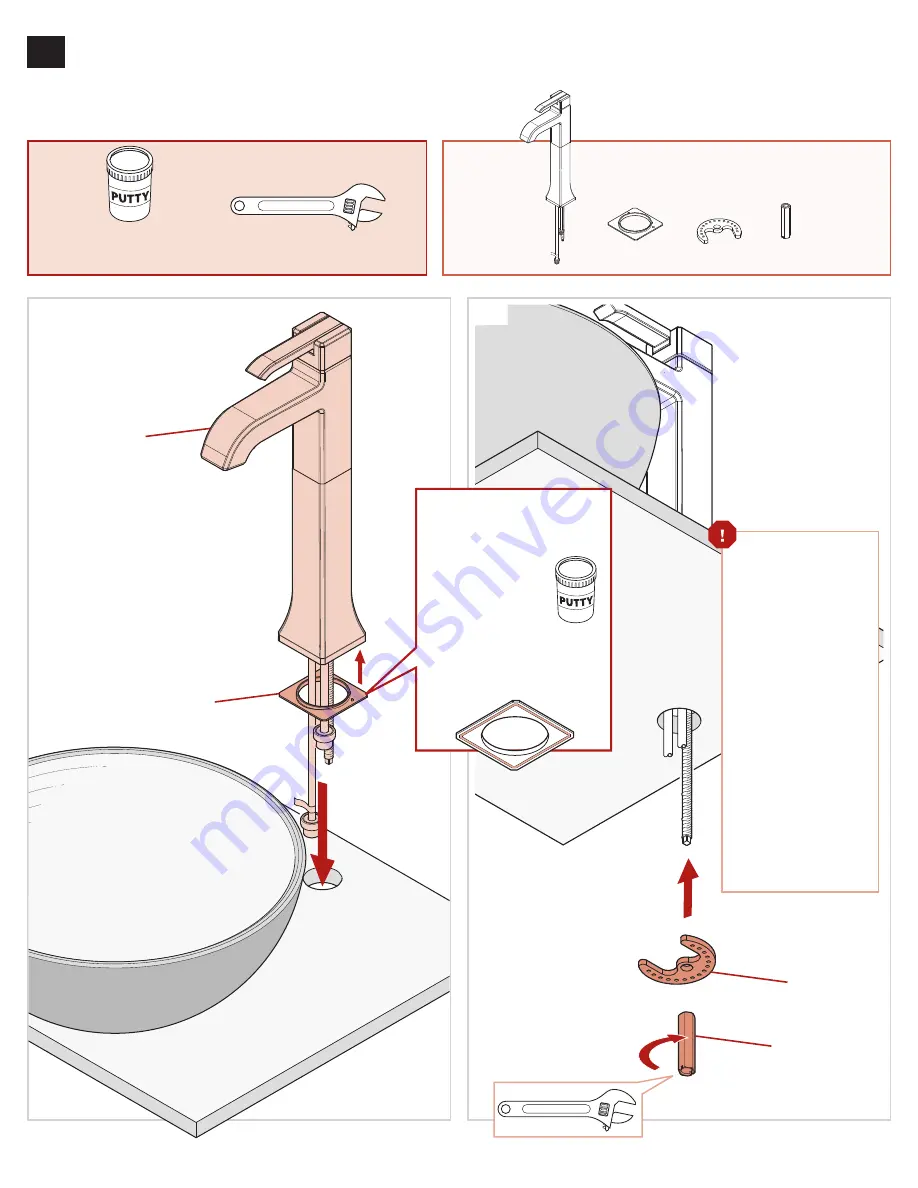 Spectrum Brands Pfister Park Avenue LG40-FE0 Quick Installation Manual Download Page 2