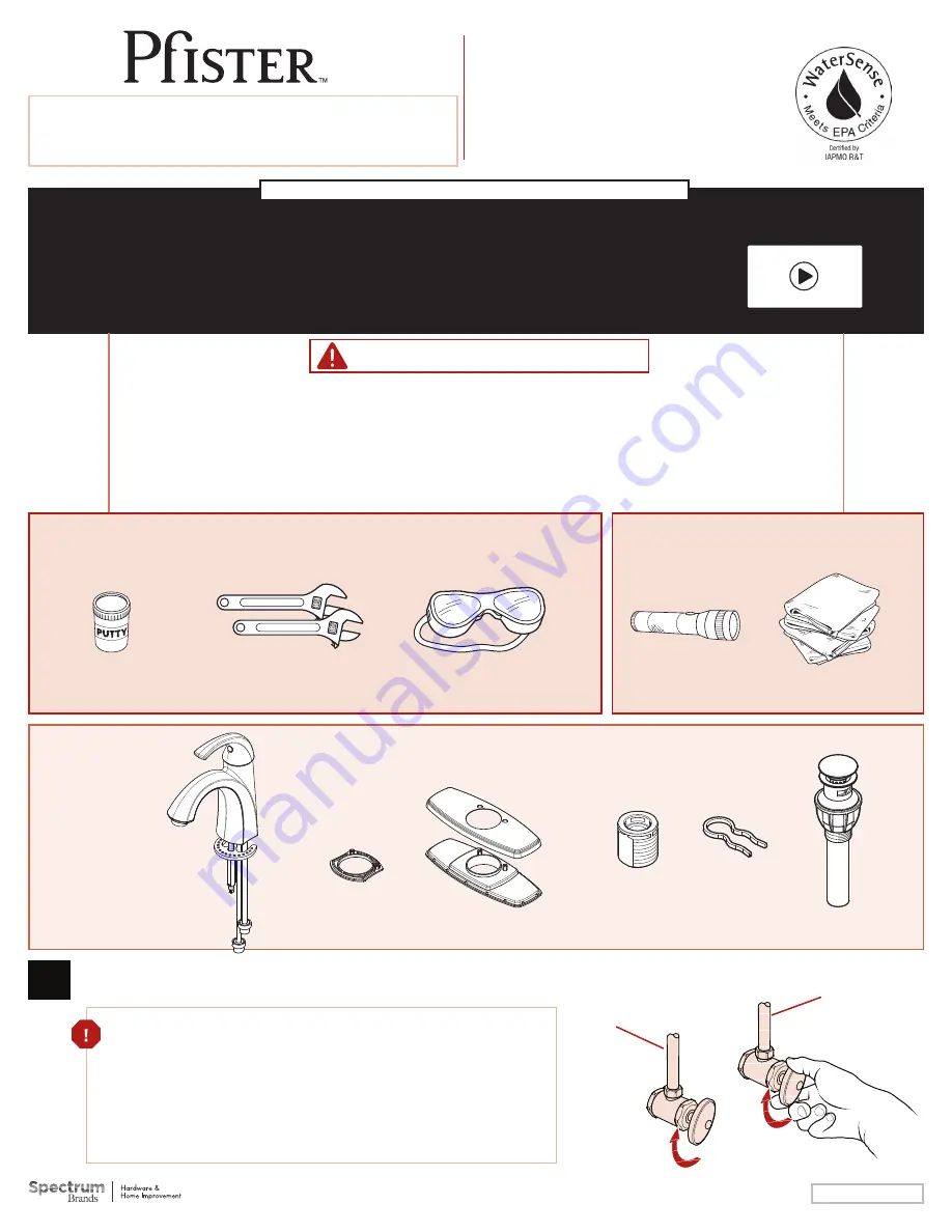 Spectrum Brands Pfister Selia LF-042-SL Скачать руководство пользователя страница 1