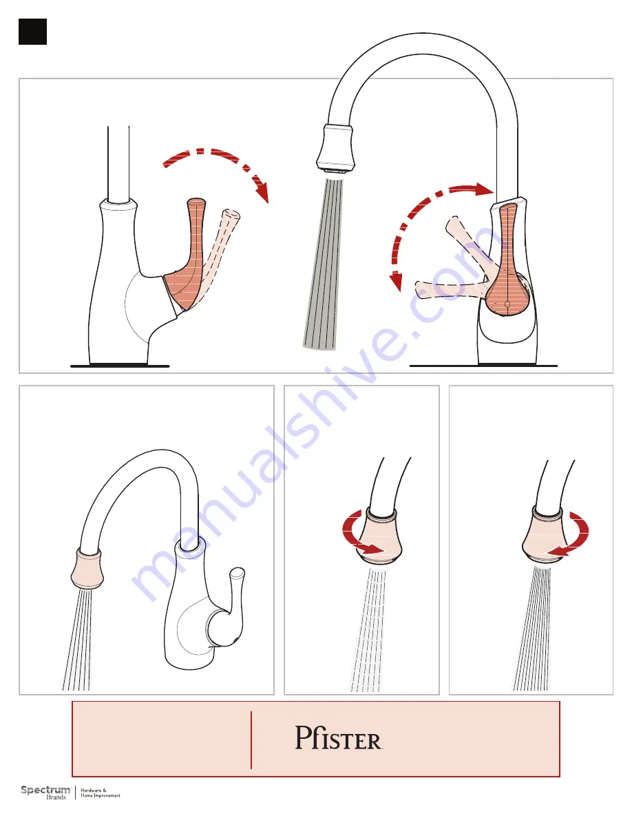 Spectrum Brands Pfister Vosa F-072-VV Quick Installation Manual Download Page 6