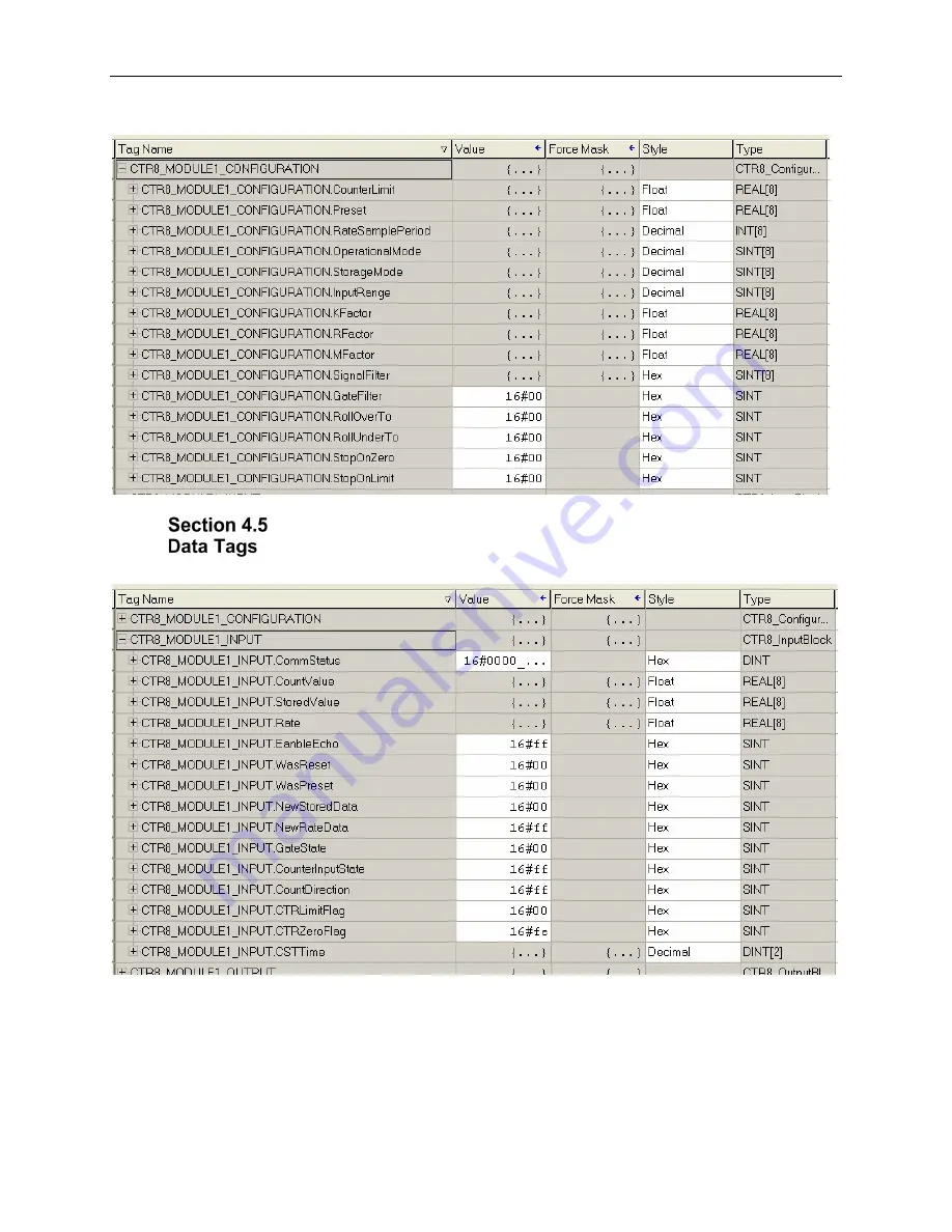 Spectrum Controls 1756-CTR8 User Manual Download Page 33