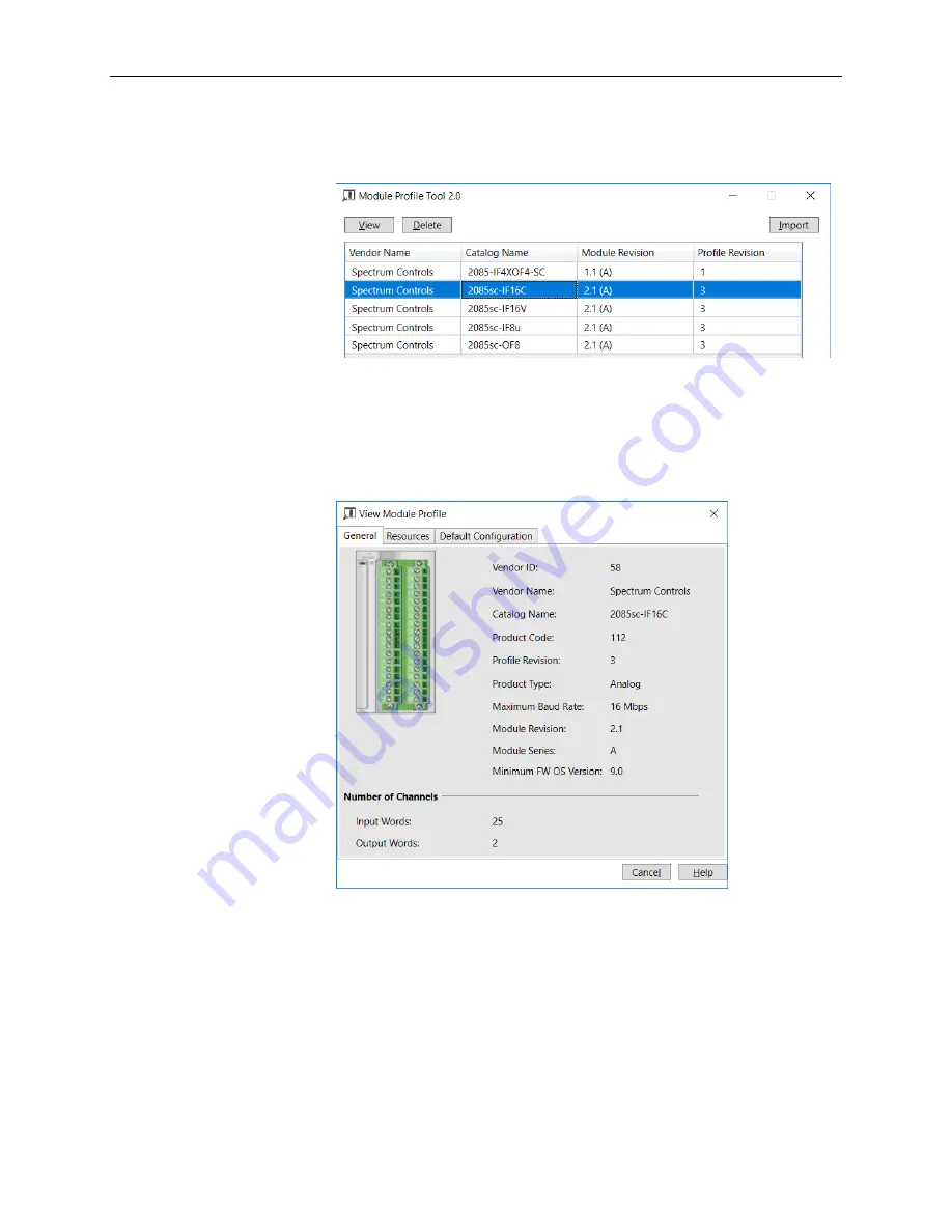 Spectrum Controls Micro800 2085sc-IF16C User Manual Download Page 29