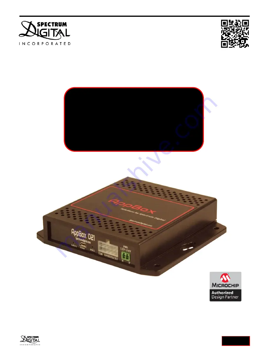 Spectrum Digital AppBox D21 User Manual Download Page 1