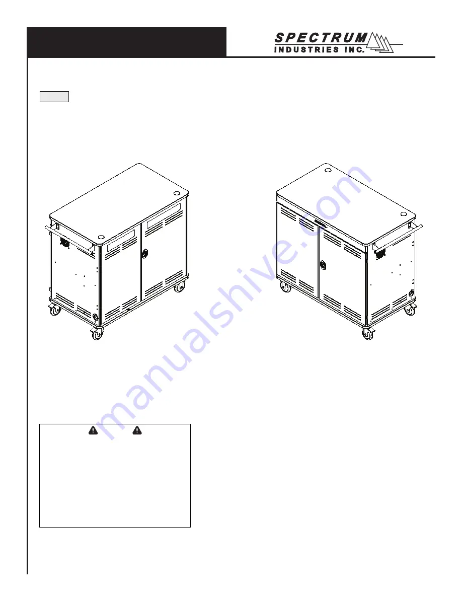 Spectrum Industries 55377 Owner'S Manual Download Page 1