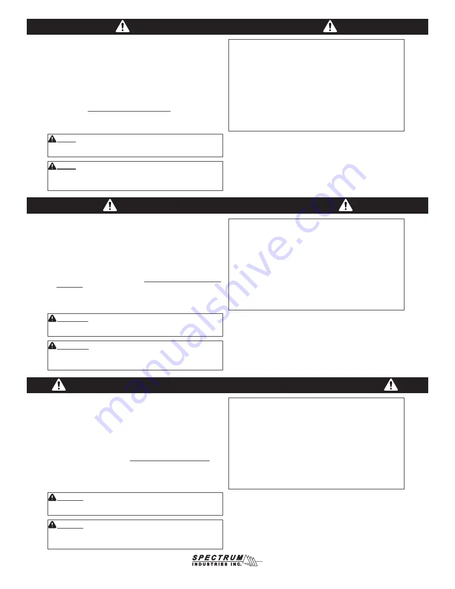 Spectrum Industries 55411 Owner'S Manual Download Page 2