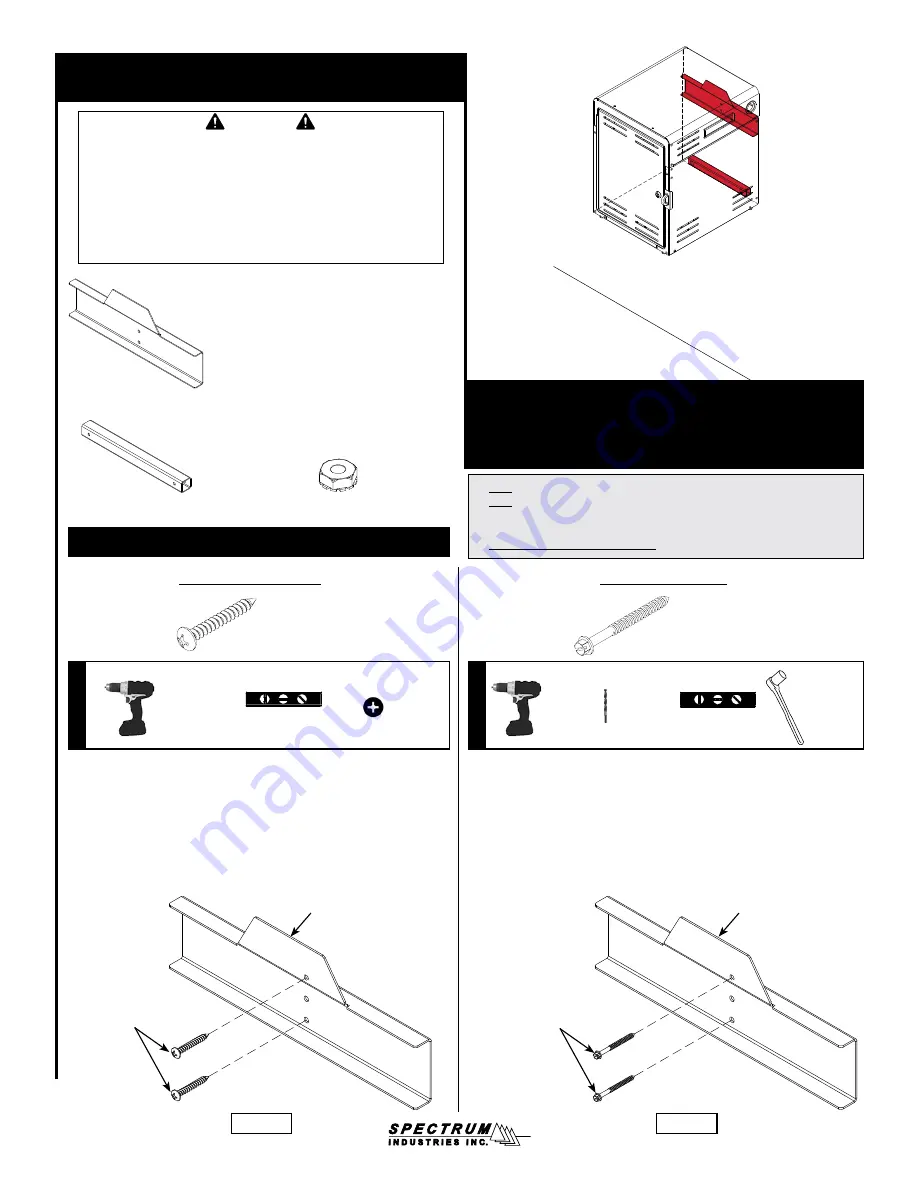 Spectrum Industries 55490 Assembly Instructions Download Page 1