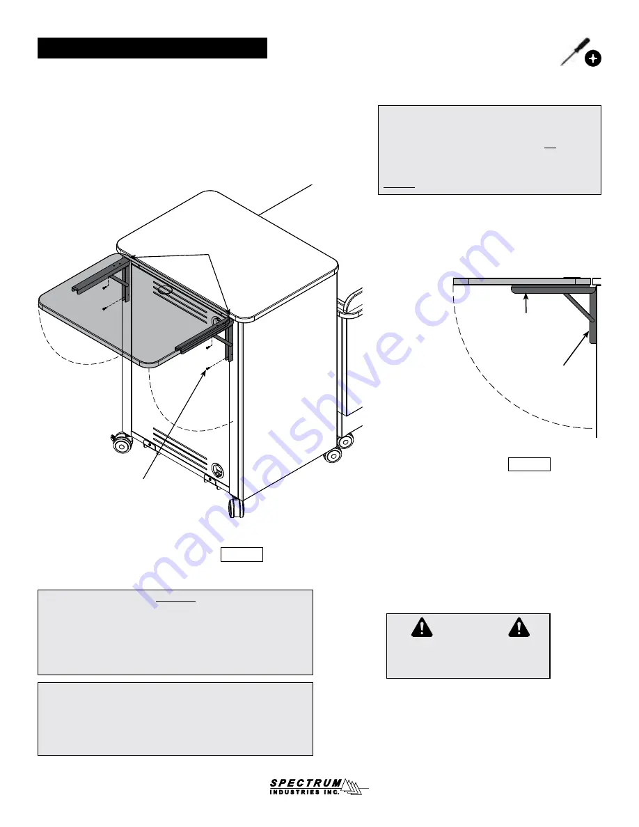 Spectrum Industries Freedom One eLift Lectern 55357 Скачать руководство пользователя страница 7