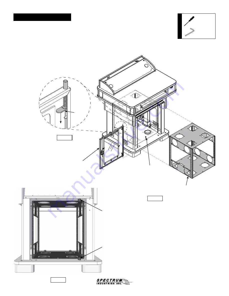 Spectrum Industries Honors Lectern 55178 Owner'S Manual Download Page 6