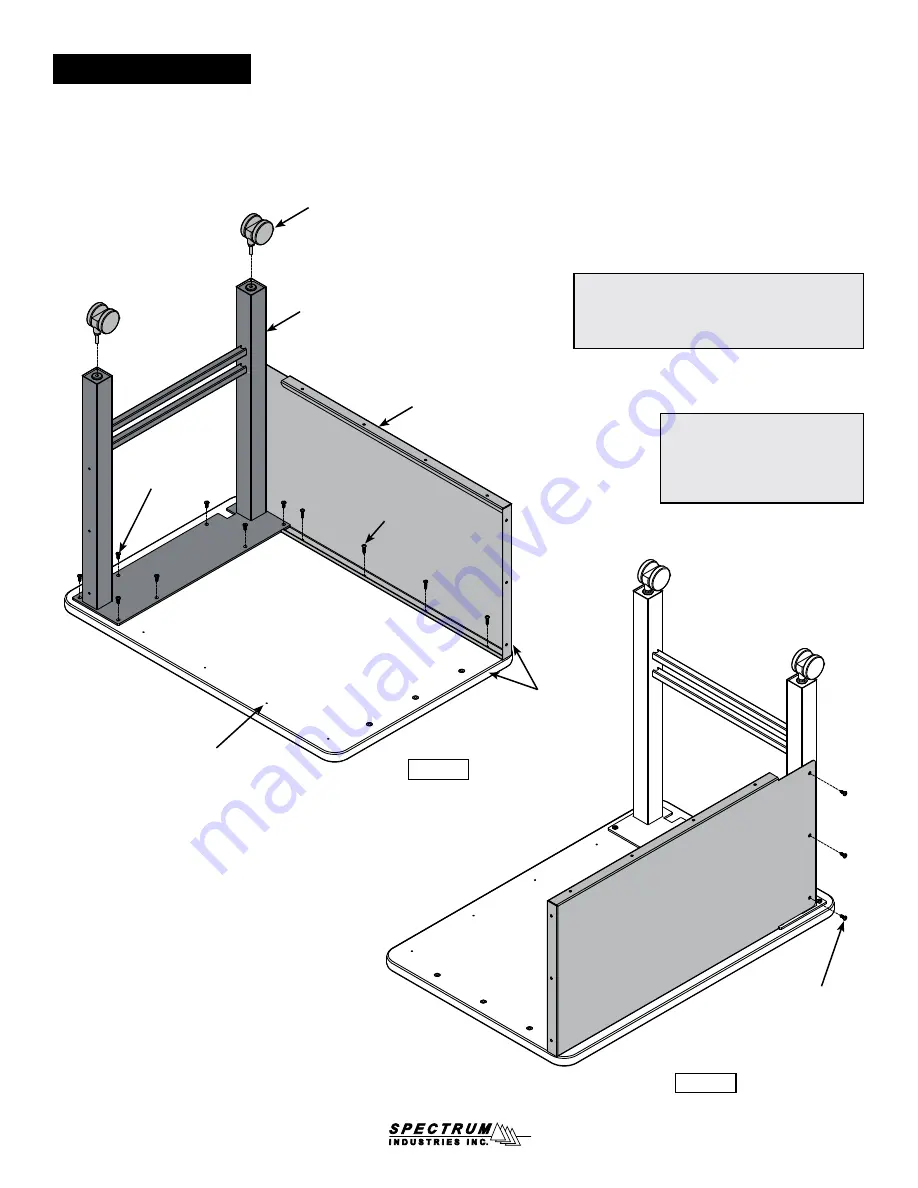 Spectrum Industries Inspiration Plus Side Table Assembly Instructions Download Page 3