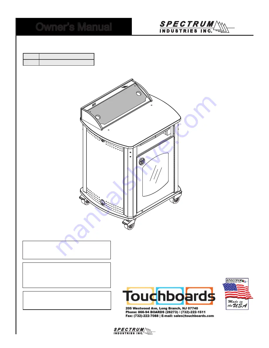 Spectrum Industries LINK 55295 Owner'S Manual Download Page 1