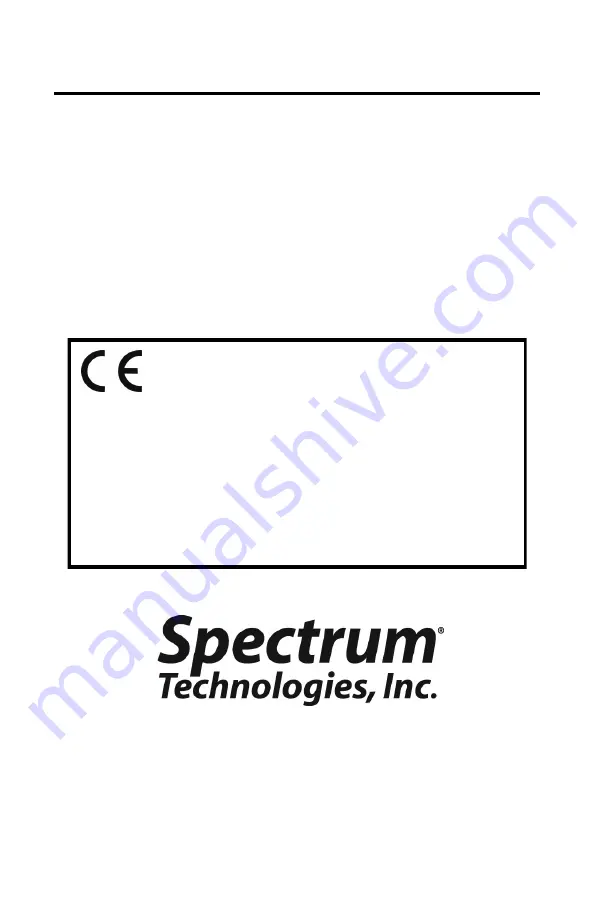 Spectrum Technologies WatchDog 3611A Скачать руководство пользователя страница 12