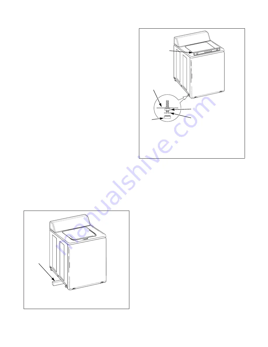 Speed Queen AWS44NW Installation Instructions Manual Download Page 7