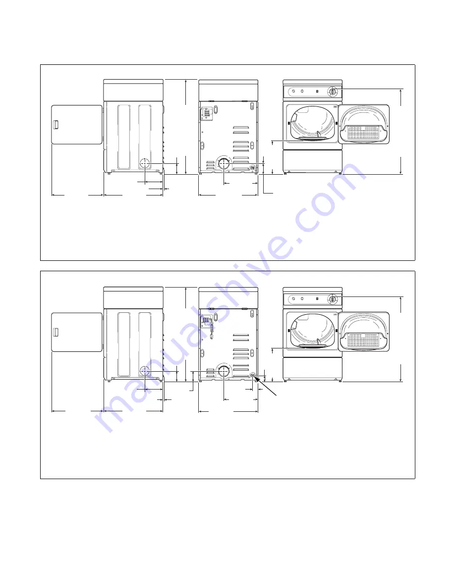 Speed Queen CES68AWF Installation Instructions Manual Download Page 3