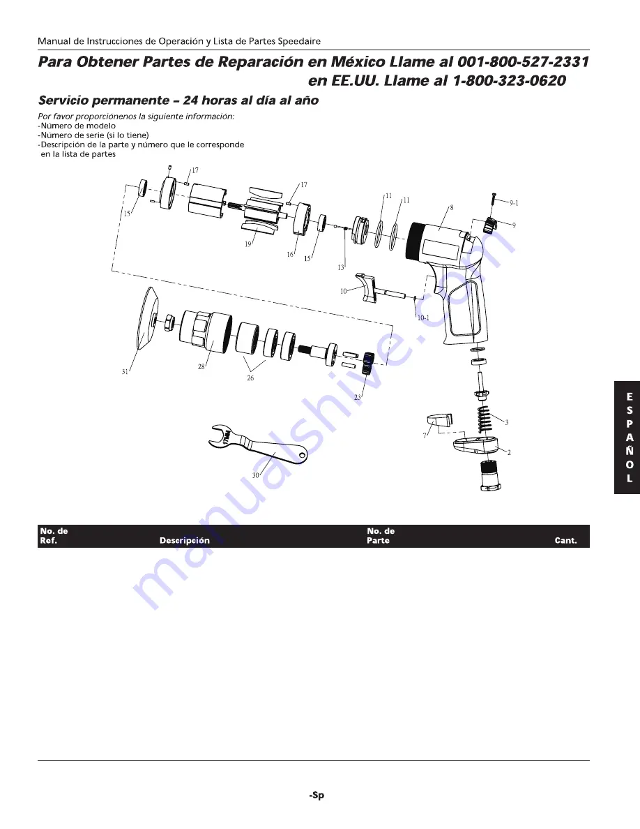 Speedaire 10D239 Скачать руководство пользователя страница 7