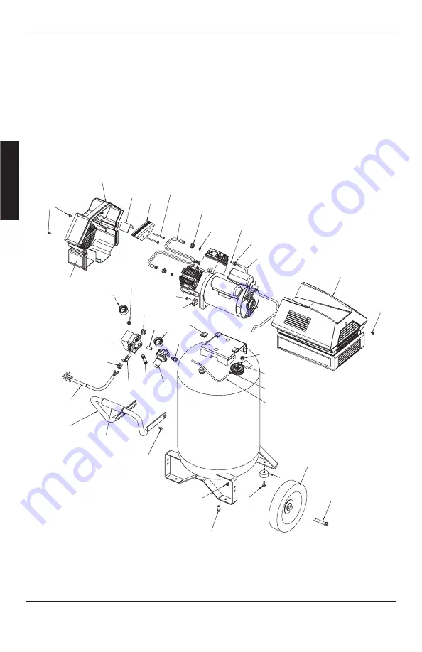 Speedaire 1WC95 Operating Instructions And Parts Manual Download Page 22