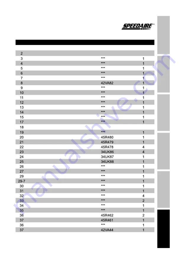 Speedaire 3CRH6B Operating Instructions & Parts Manual Download Page 53