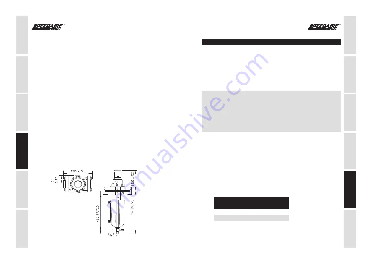 Speedaire 4ZK78A Operating Instructions & Parts Manual Download Page 4