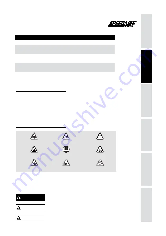 Speedaire 787U78 Operating Instructions & Parts Manual Download Page 5