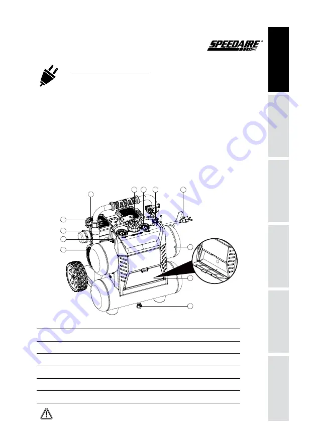 Speedaire 787U78 Operating Instructions & Parts Manual Download Page 19