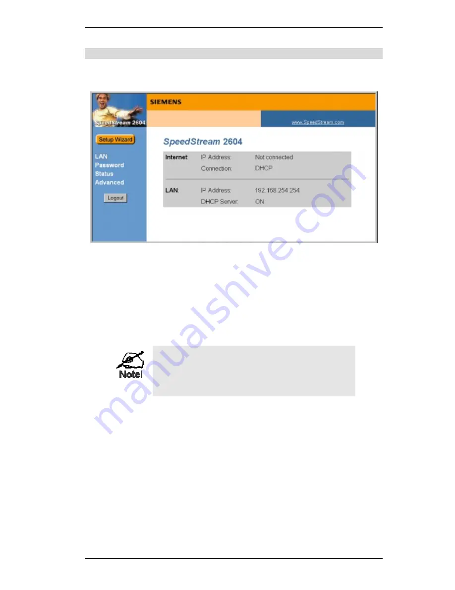 SpeedStream SpeedStream SS2604 User Manual Download Page 16