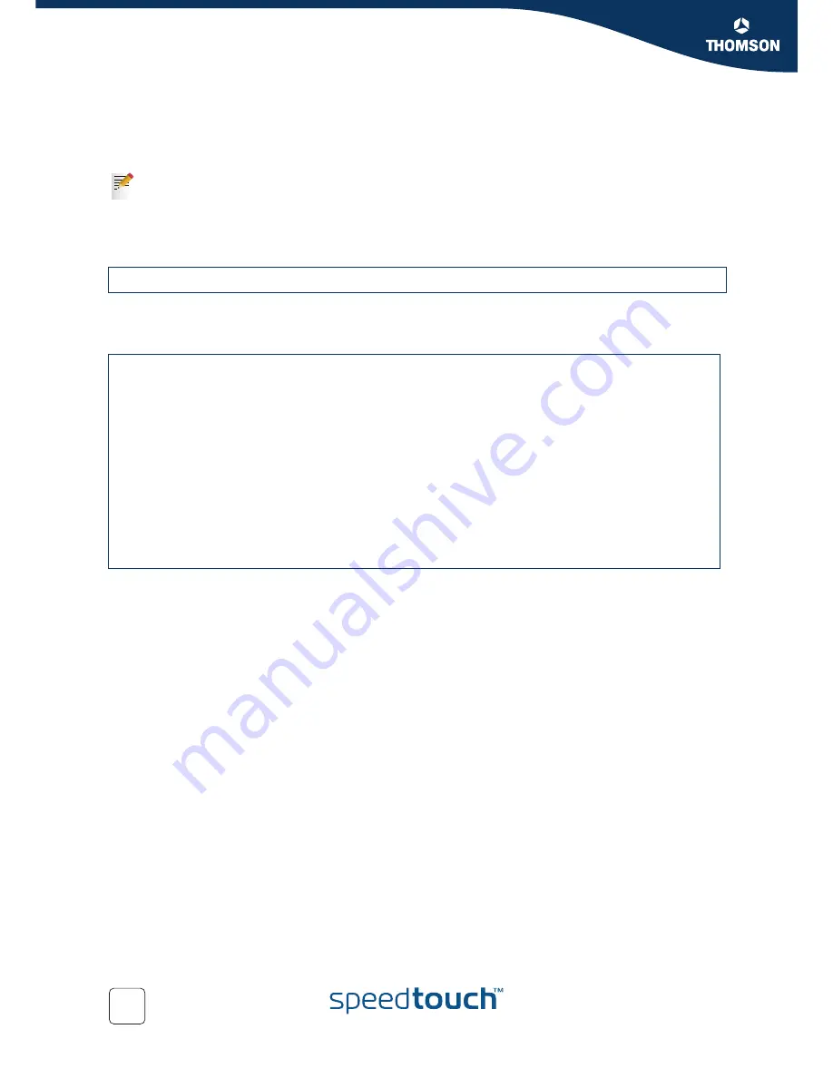 Speedtouch SpeedTouch 716v5 (WL) Cli Reference Manual Download Page 674