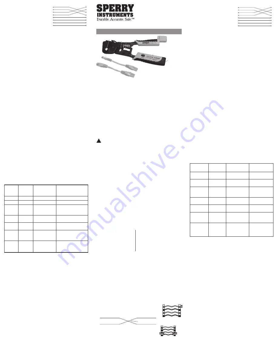 Sperry instrument GMC-3000 Crimp-n-Test Operating Instructions Download Page 2