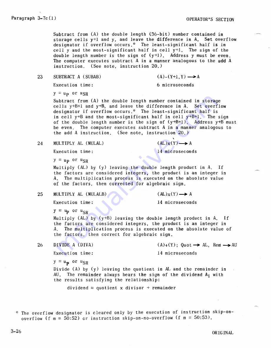 Sperry Rand UNIVAC 1219B Technical Manual Download Page 130