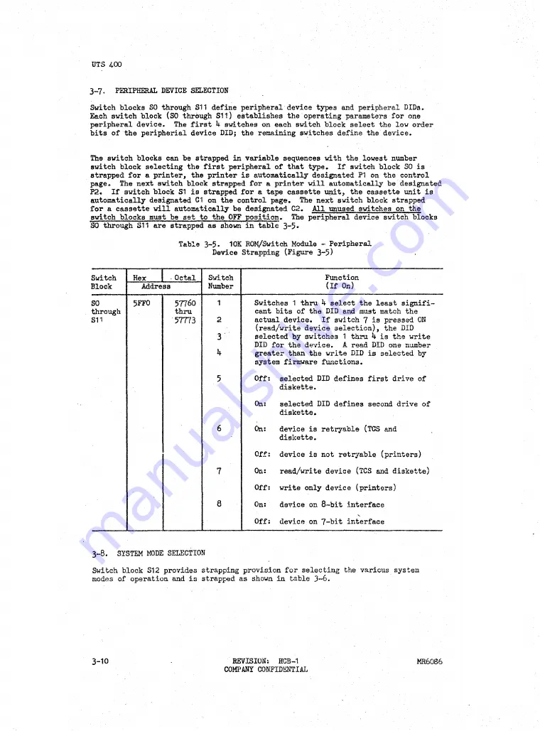 Sperry Rand Univac Universal Terminal System 400 Скачать руководство пользователя страница 47