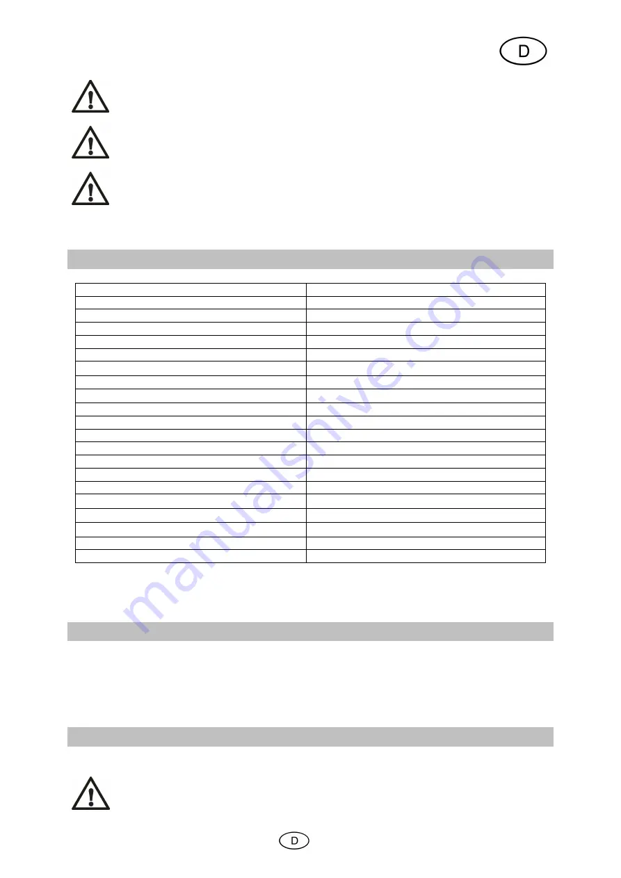 SPIDO 002650 Operating Instructions Manual Download Page 20