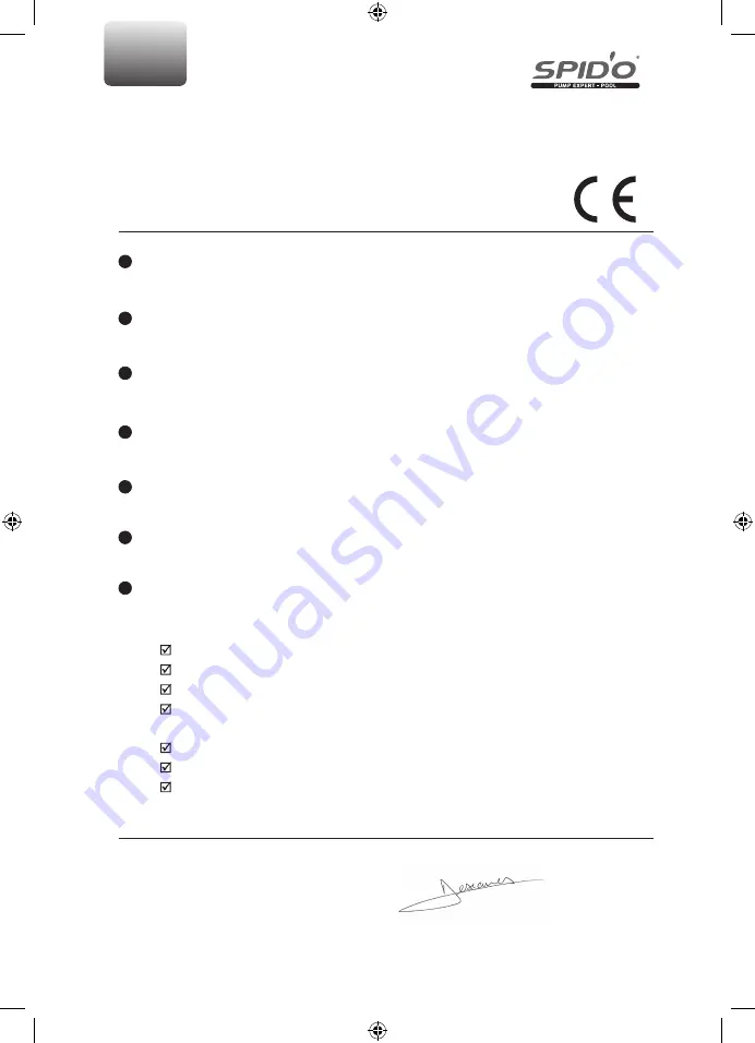 SPIDO COMBO-10 Instructions For Use Manual Download Page 55