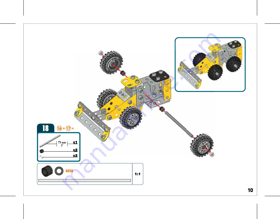 Spin Master MECCANO MULTIMODELS CONSTRUCTION LOADER Скачать руководство пользователя страница 10