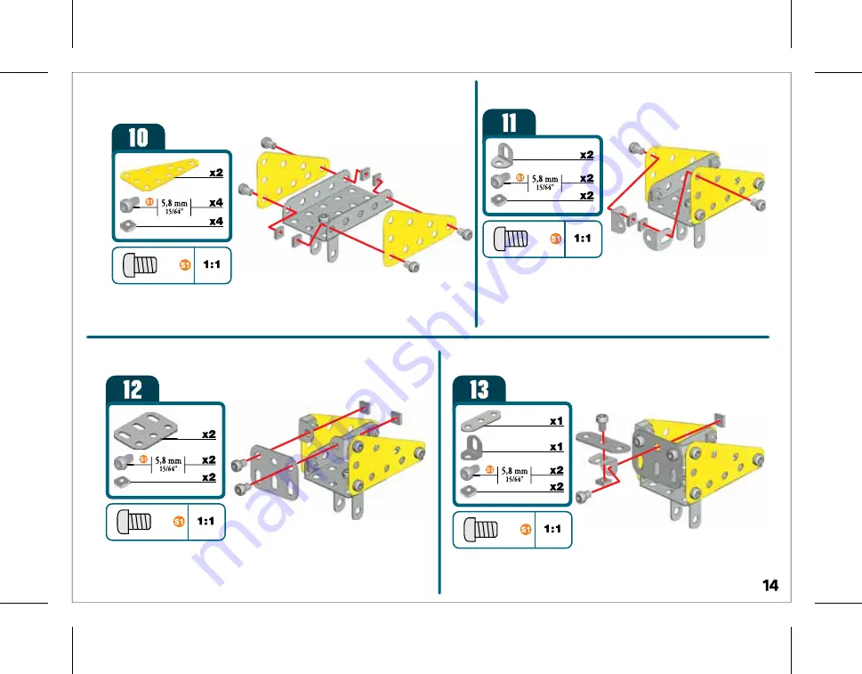 Spin Master MECCANO MULTIMODELS CONSTRUCTION LOADER Скачать руководство пользователя страница 14