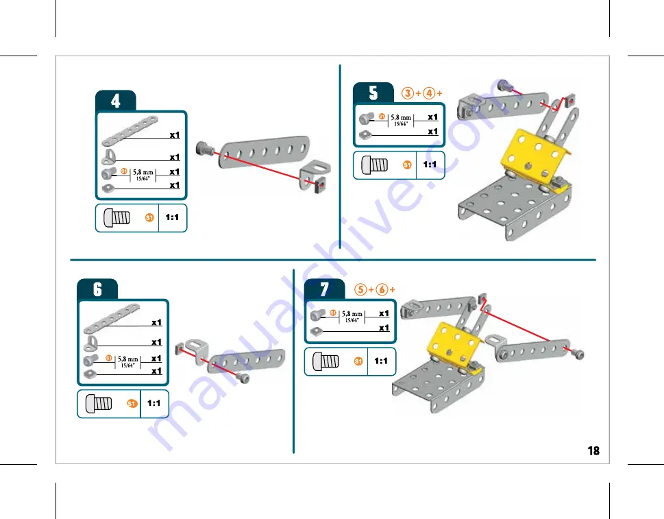 Spin Master MECCANO MULTIMODELS CONSTRUCTION LOADER Скачать руководство пользователя страница 18