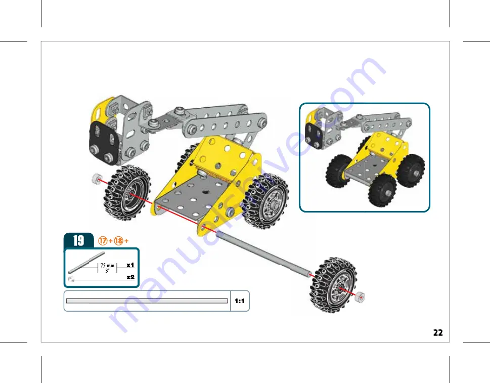 Spin Master MECCANO MULTIMODELS CONSTRUCTION LOADER Скачать руководство пользователя страница 22