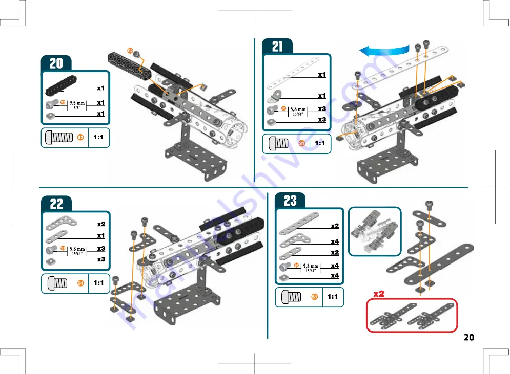 Spin Master Meccano SPACE QUEST Instructions Manual Download Page 20