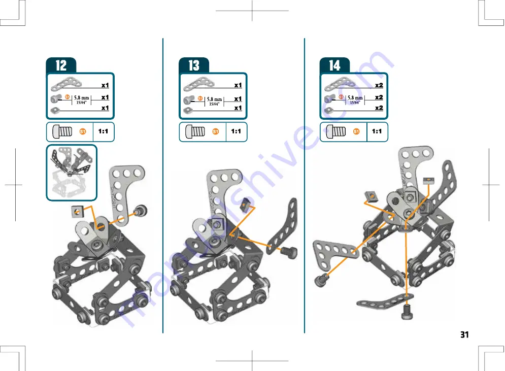 Spin Master Meccano SPACE QUEST Instructions Manual Download Page 31