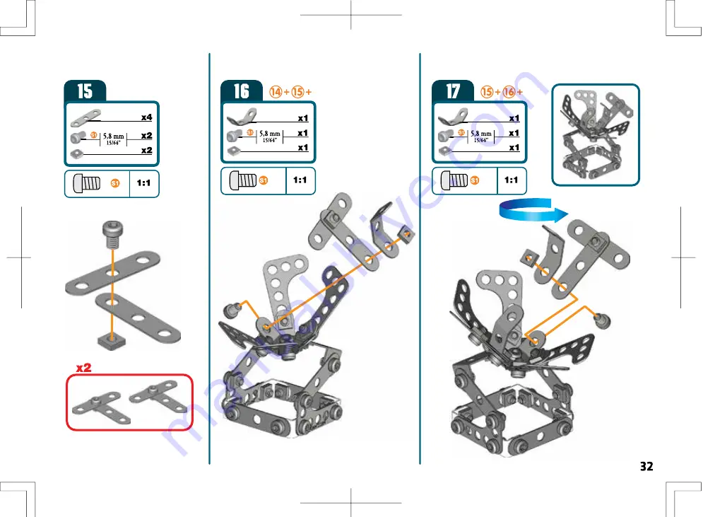 Spin Master Meccano SPACE QUEST Instructions Manual Download Page 32