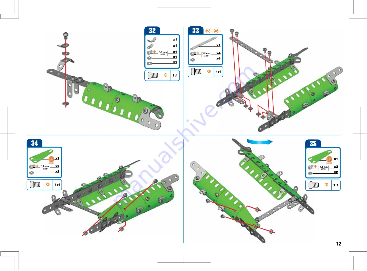 Spin Master MECCANO THUNDERBIRD 2 15309 Instructions Manual Download Page 12