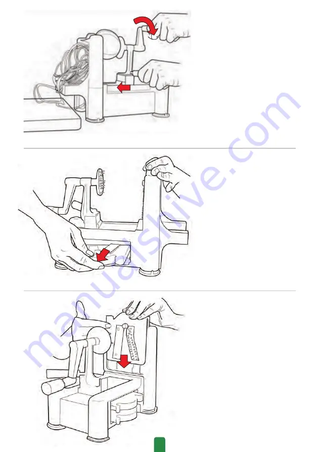 Spiralizer 5-Blade Spiral Slicer Instruction Manual Download Page 4