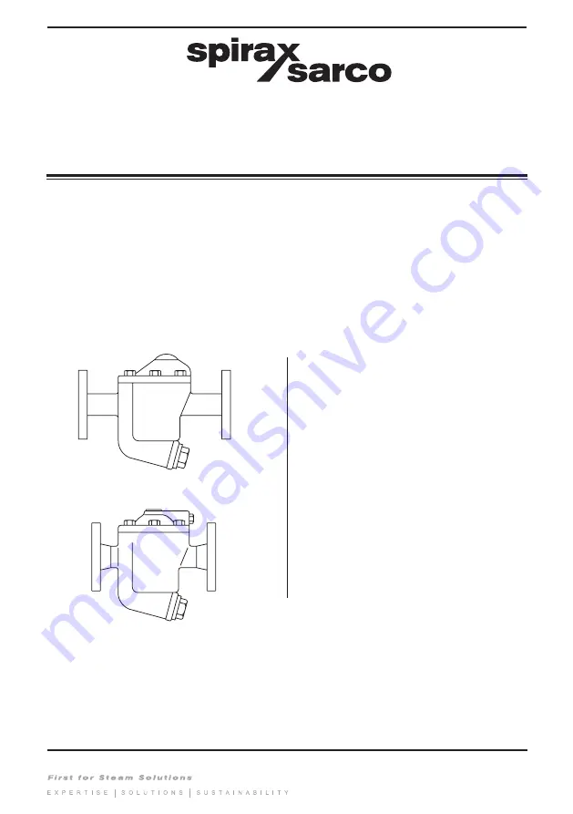 Spirax Sarco 0722195 Installation And Maintenance Instructions Manual Download Page 1