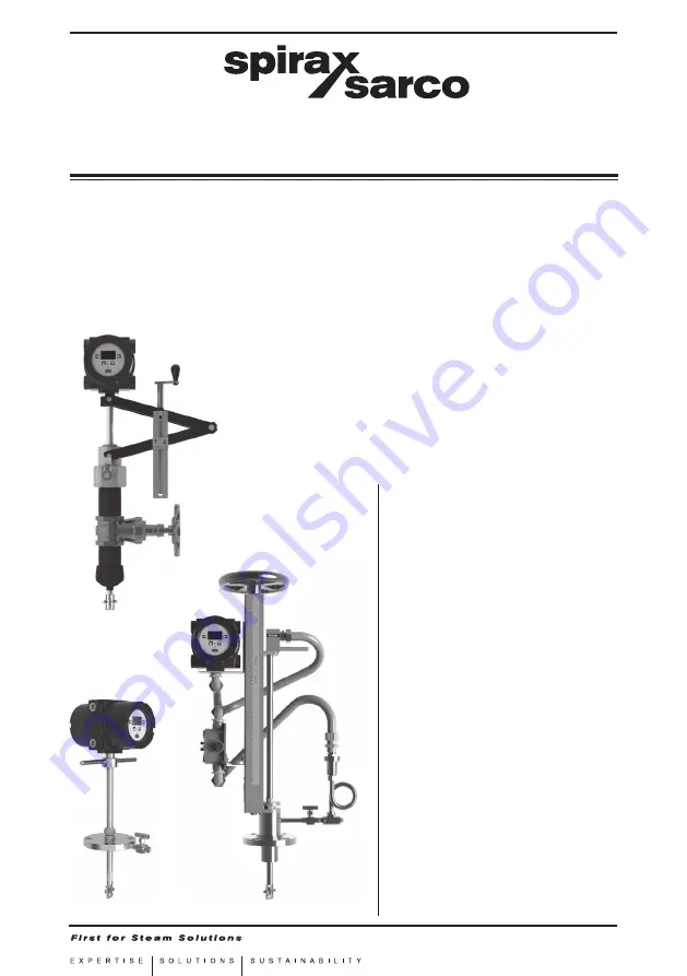 Spirax Sarco RIM10 Series Скачать руководство пользователя страница 1